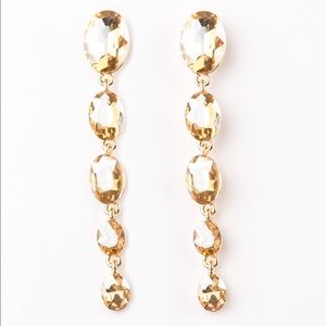 Gold Gem Earrings